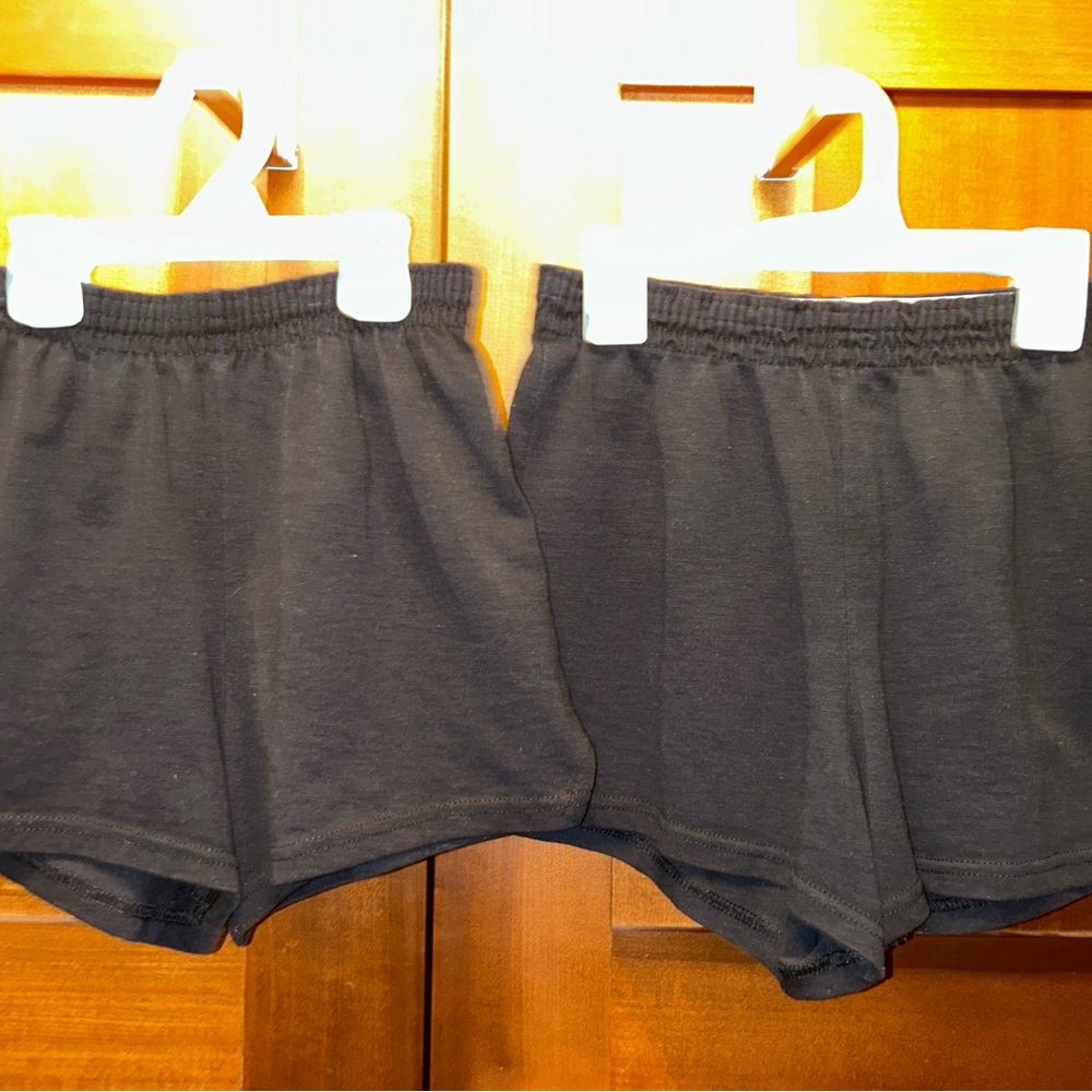 Soffe black athletic shorts size small 2 pairs